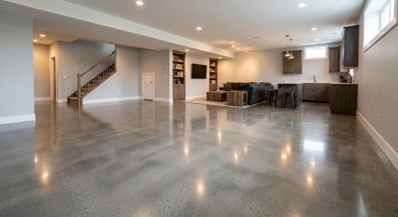 Basement Concrete Polishing in Louisville, KY