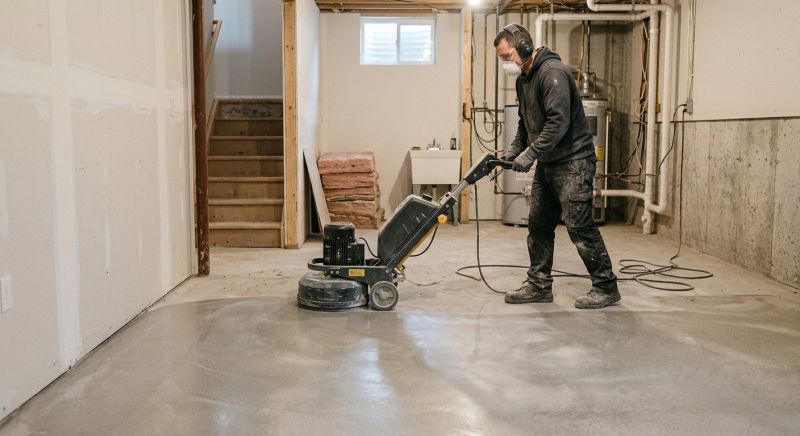 Basement Floor Polishing in Louisville, KY