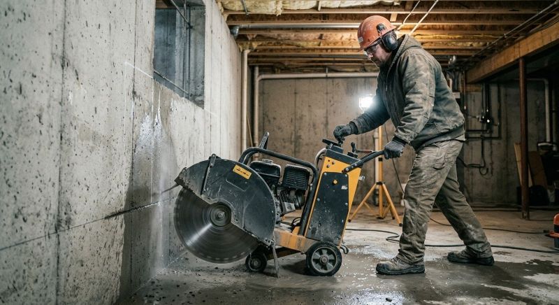 Basement Window Cutting in Corpus Christi, TX