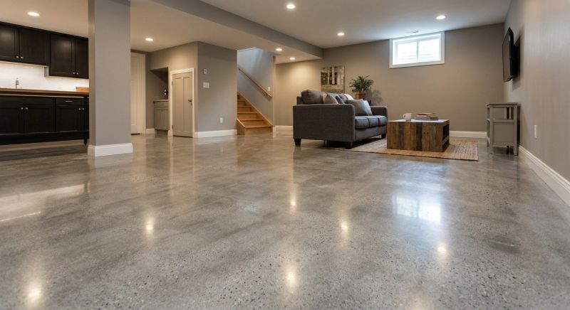 Concrete Basement Polishing in Louisville, KY