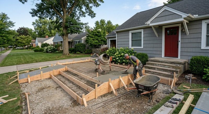 Concrete Porch Installation in Salt Lake City, UT
