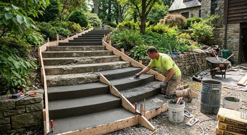 Concrete Stairs Installation in Salt Lake City, UT