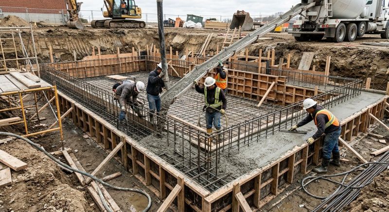 Foundation Pouring in Fort Wayne, IN