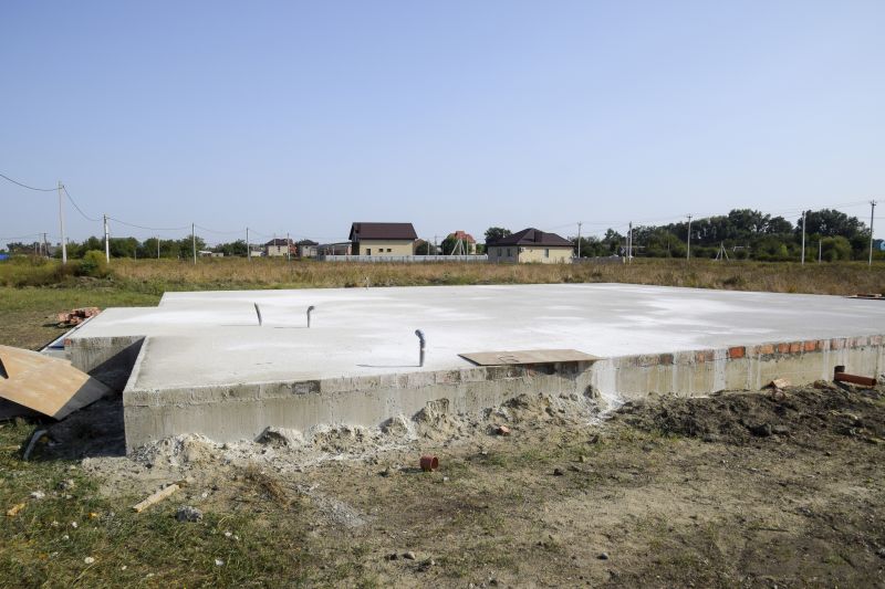 Foundation Slab Construction in Fredericksburg, VA