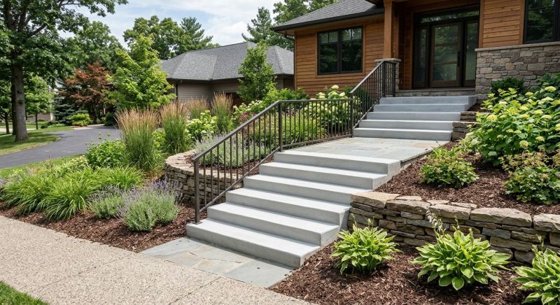 Poured Steps Installation in Sacramento, CA
