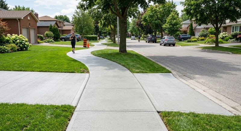 Sidewalk Pouring in Salt Lake City, UT