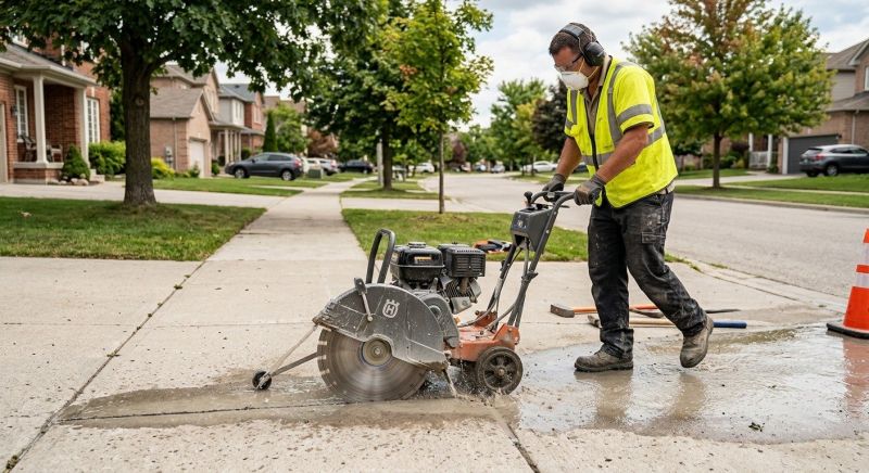 Sidewalk Sawing in Corpus Christi, TX